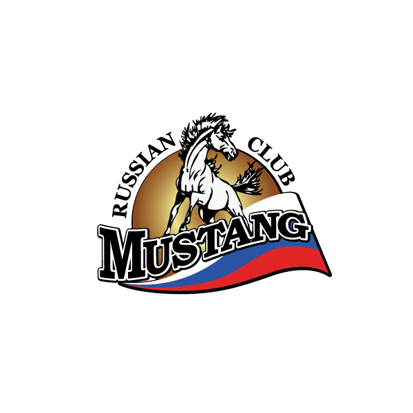 логотип российского автомобильного клуба мустанг